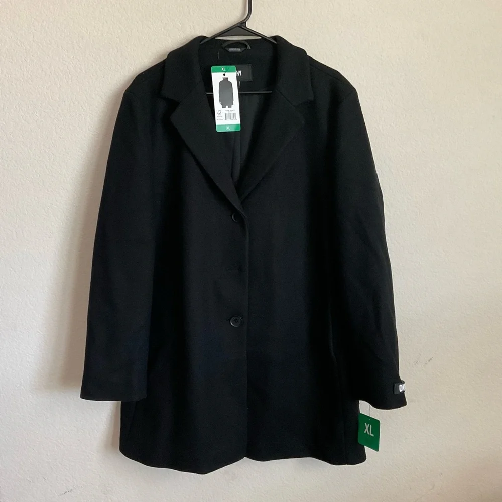 DKNY Ladies' Wool Blend Coat - Picture 8 of 8